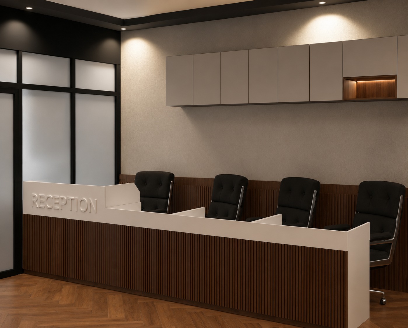 Amwaj Al Bahr reception workspace